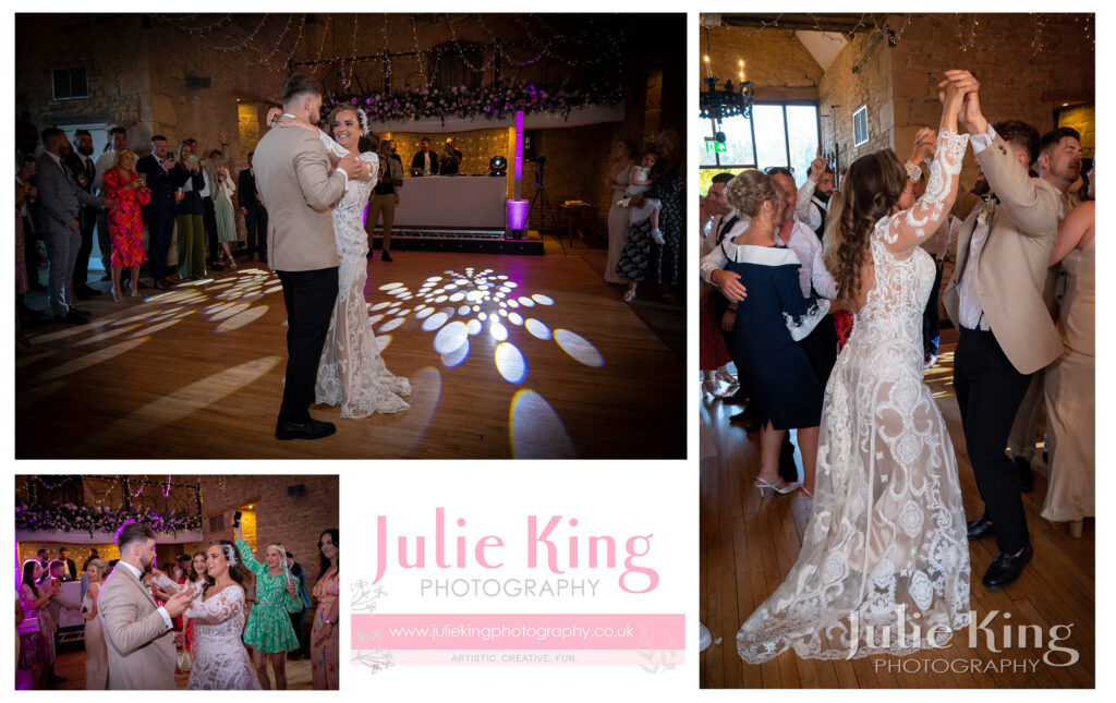 Wedding photography at the Great Tythe Barn, Tetbury by Julie King Photography