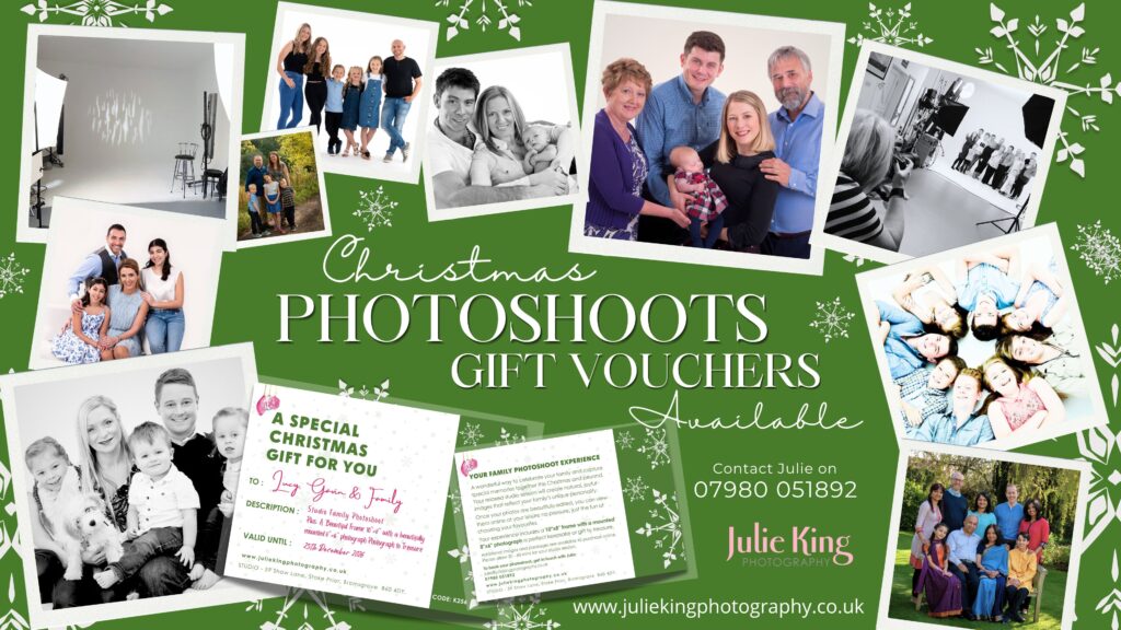Family portrait photography at Julie King Photography Bromsgrove – large family groups, gift vouchers available – Worcestershire and West Midlands studio