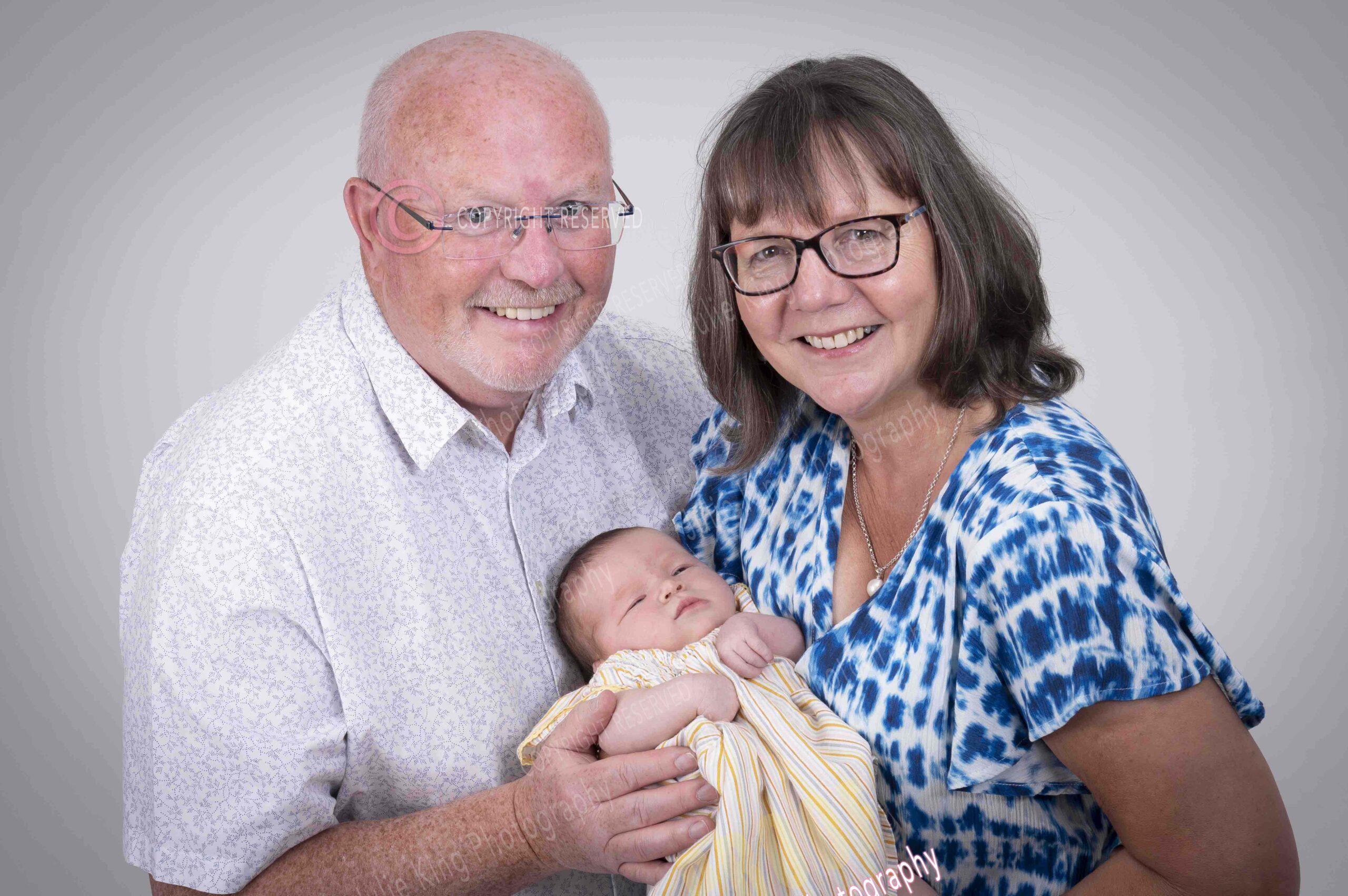 Newborn and Grandparents portraits Bromsgrove