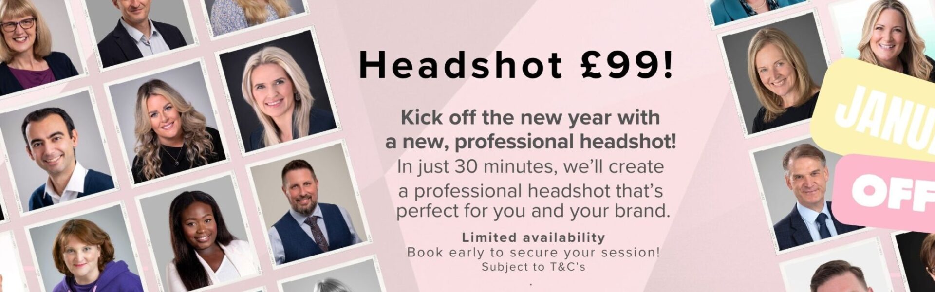 Studio Headshot Bromsgrove - January special offer