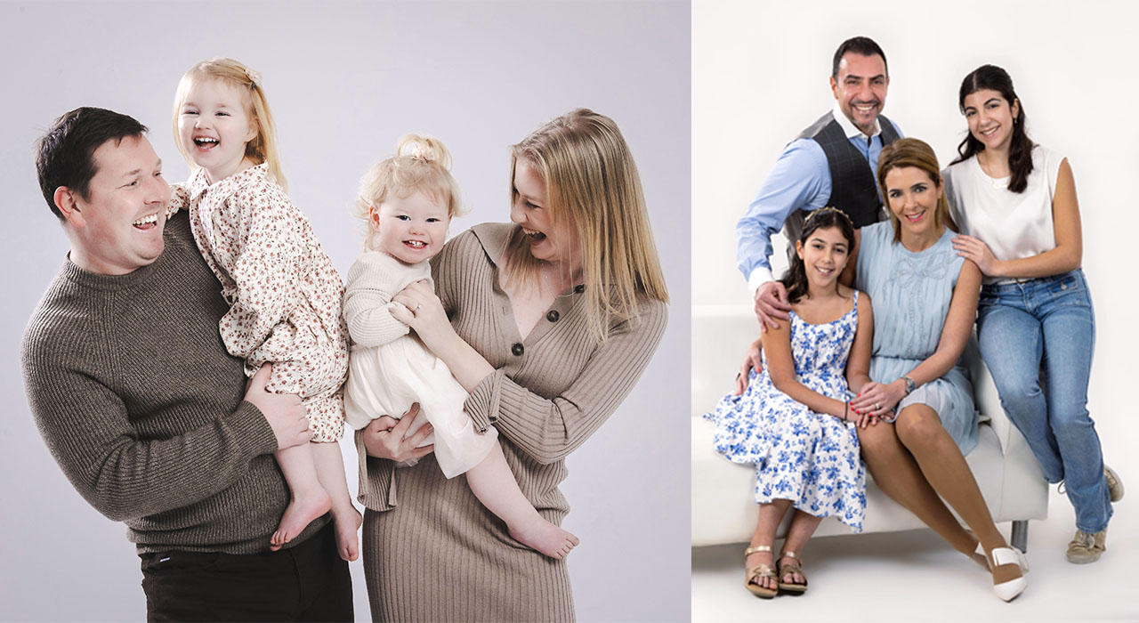 Family portrait session in Bromsgrove photography studio